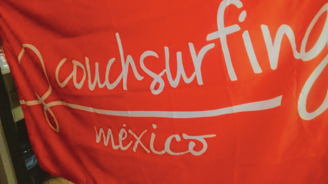 Bandera de Couchsurfing